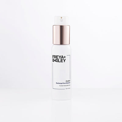 AWAKE! RECHARGE FACE CLEANSER WITH HYDRATING COCONUT + AVOCADO OILS (Dullness + Uneven skin tone) - Freya + Bailey Skincare