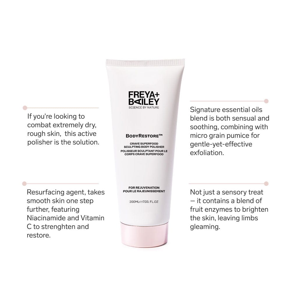CRAVE Superfood Sculpting Body Polisher - Freya + Bailey Skincare
