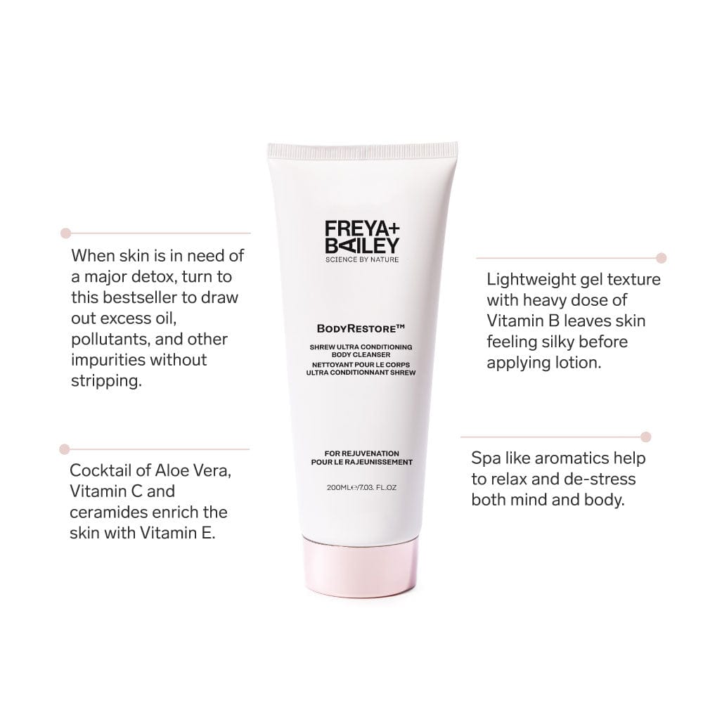 Shrew Ultra Conditioning Body Cleanser - Freya + Bailey Skincare